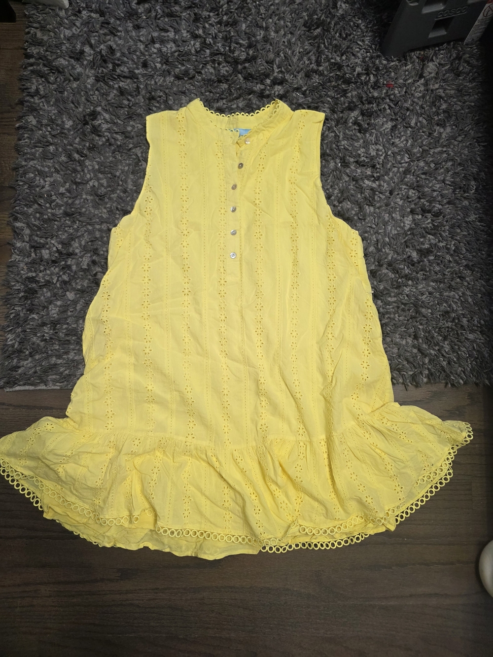 Womens Draper James XL Yellow dress